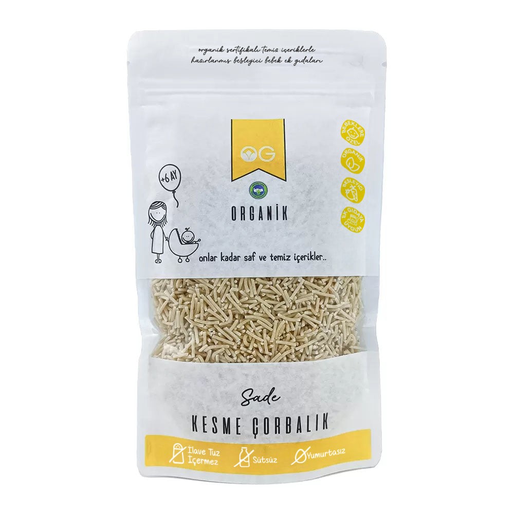 Organik Sade Kesme Çorbalık 200 gr (+6 Ay)