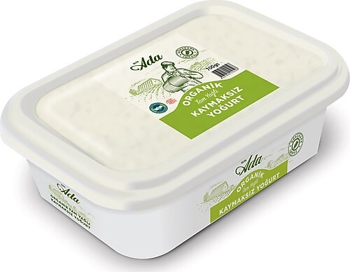 Organik Tam Yağlı Kaymaksız Yoğurt 700 gr