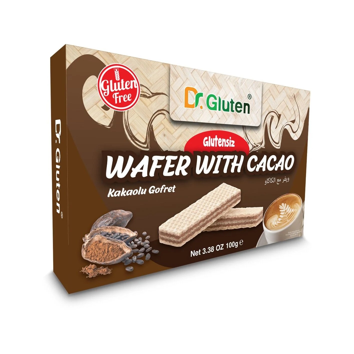Glutensiz Kakaolu Gofret 100 gr
