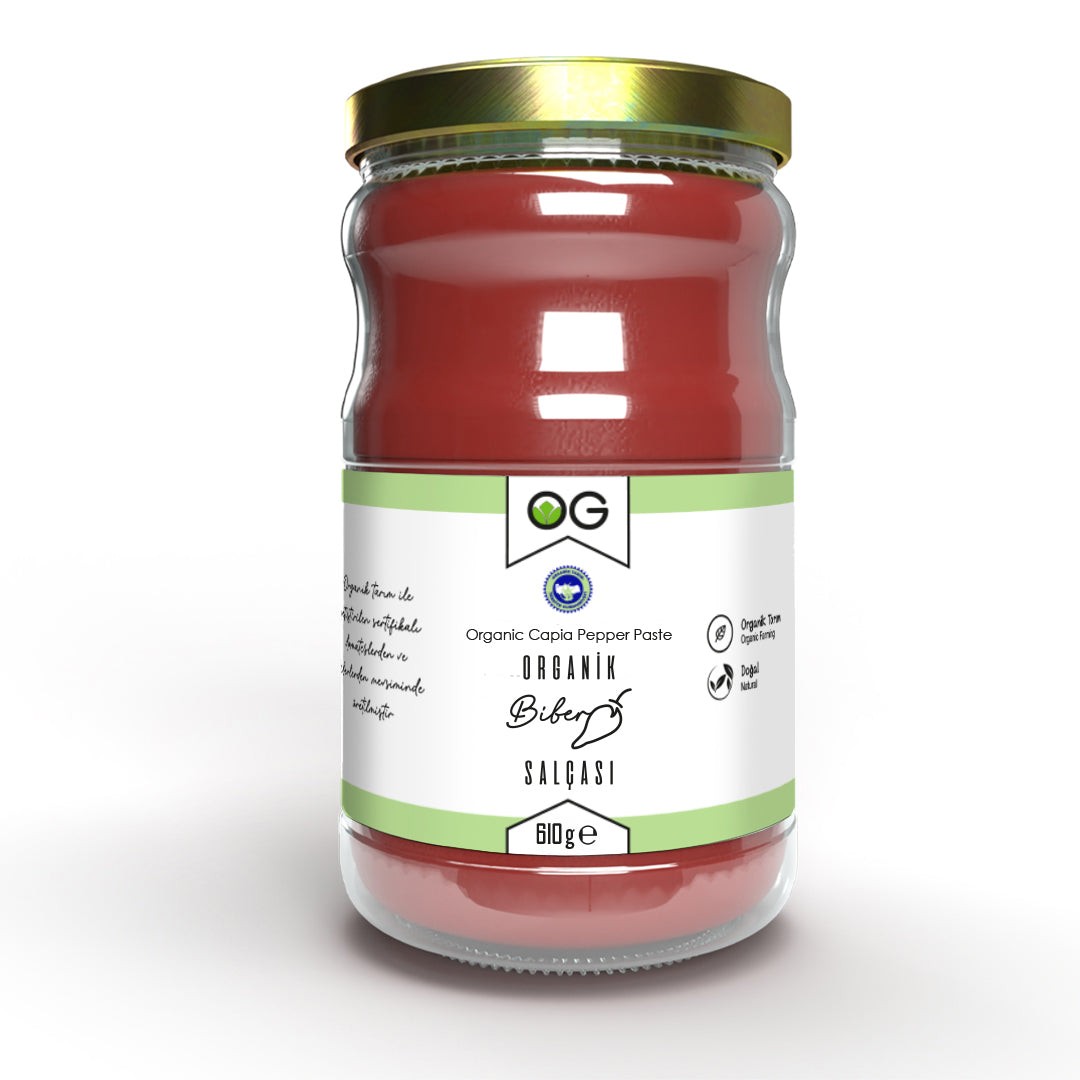 Organik Biber Salçası 610 gr