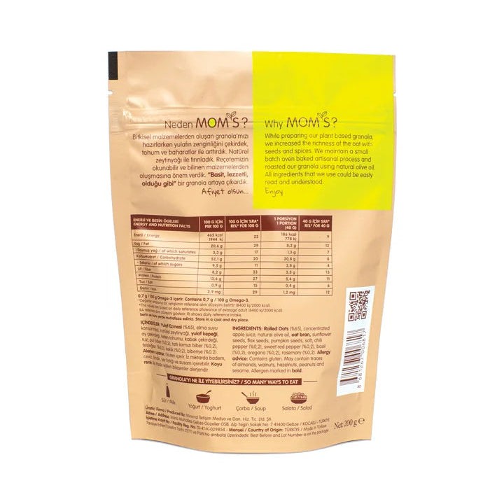 Akdeniz Baharatlı Granola 200 gr