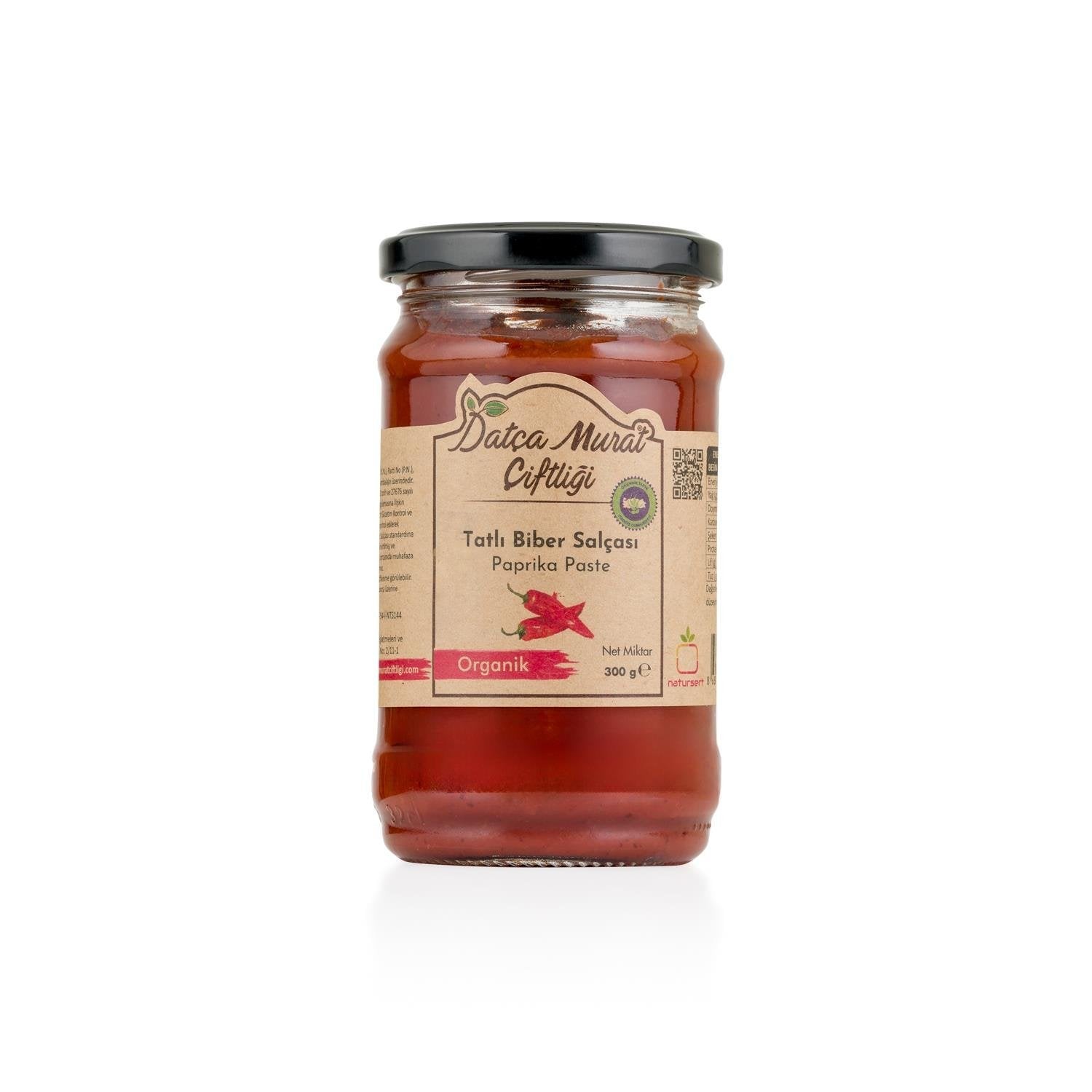 Organik Tatlı Biber Salçası (300 g)