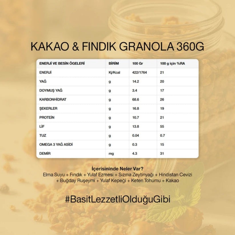 Kakao & Fındık 360 gr