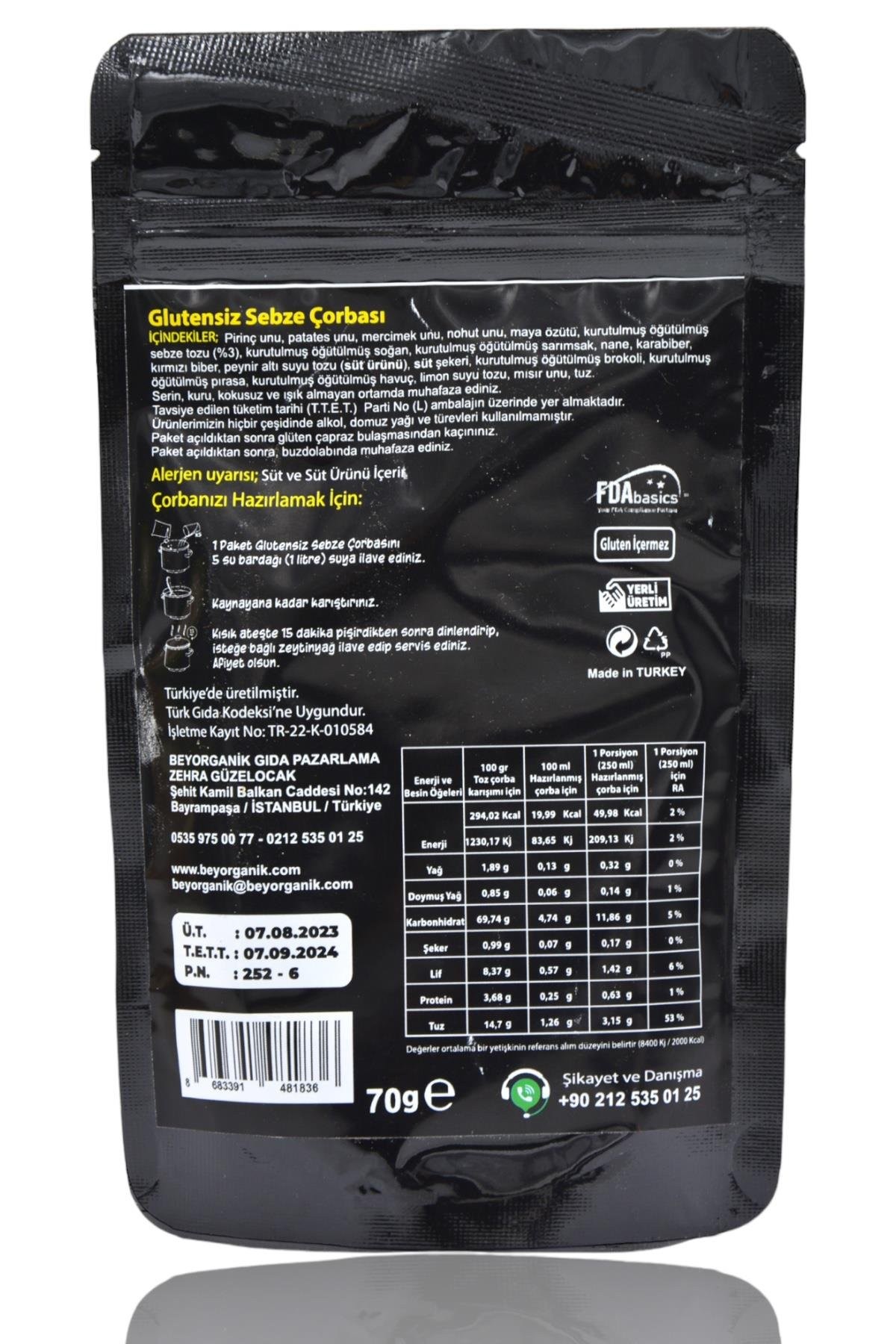 Glutensiz Sebze Çorbası