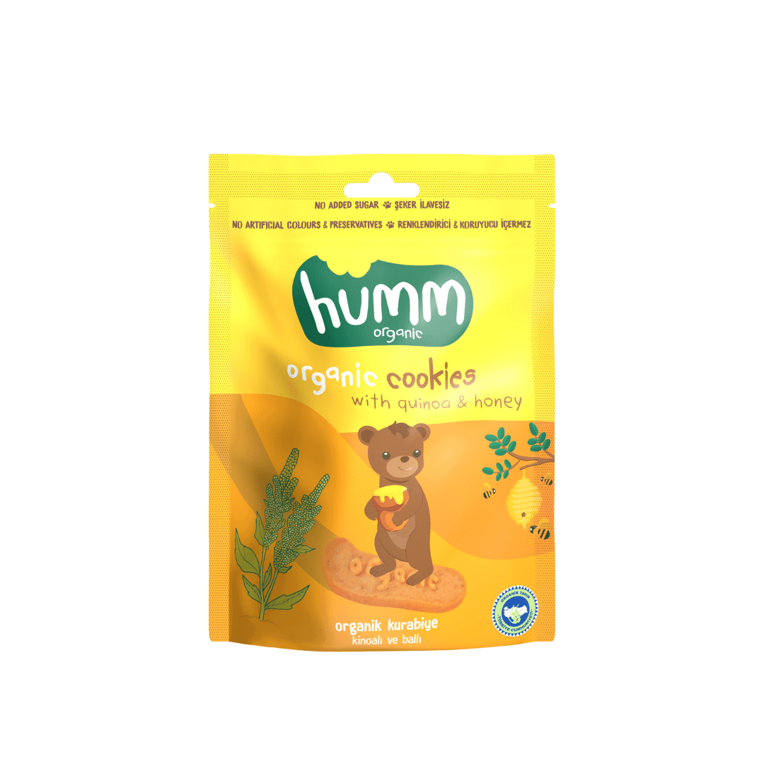 Organik Ballı Kinoalı Kurabiye 55 gr