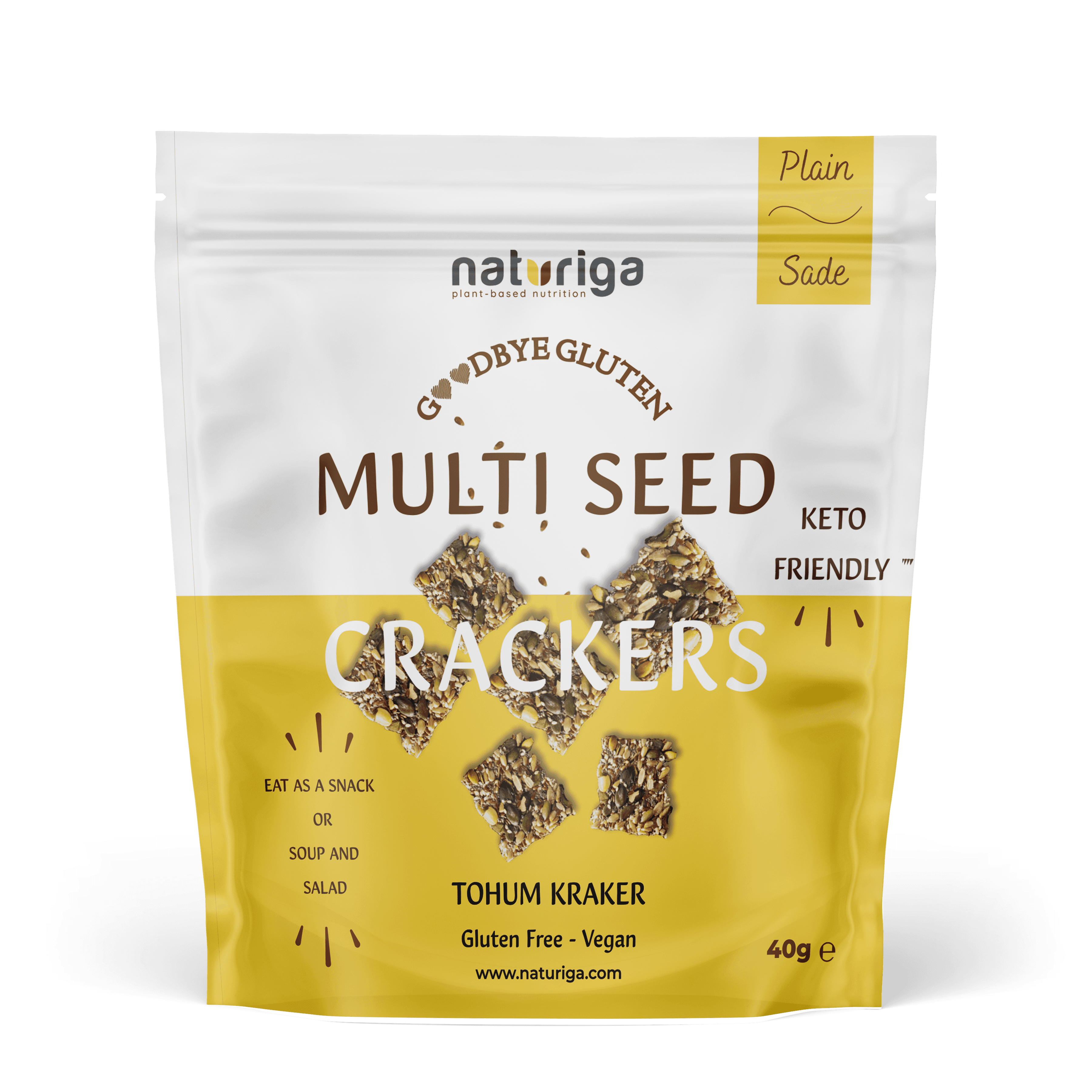 Goodbye Gluten Tohum Kraker 40 Gr