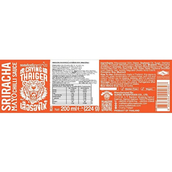 Acı Mayonez Sos 200 Ml
