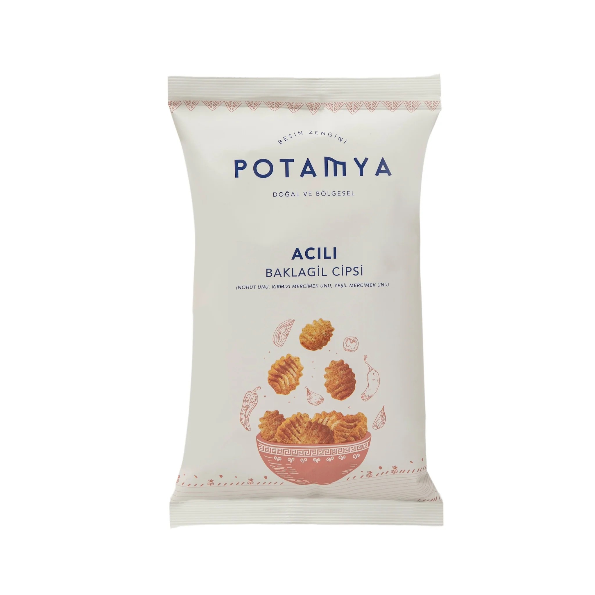 Acılı Baklagil Cipsi 50 gr
