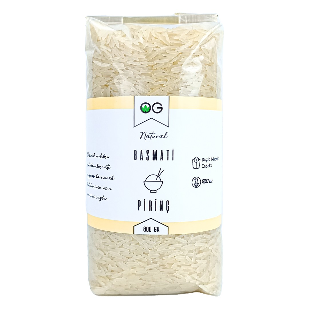 Organik Basmati Pirinç 800 gr