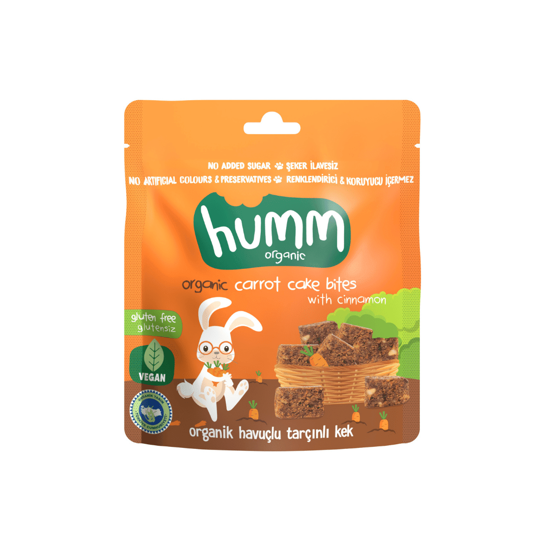 Organik Havuçlu Tarçınlı Kek 30 gr