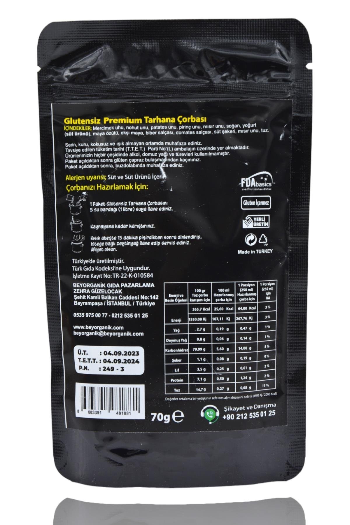 Glutensiz Premium Tarhana Çorbası