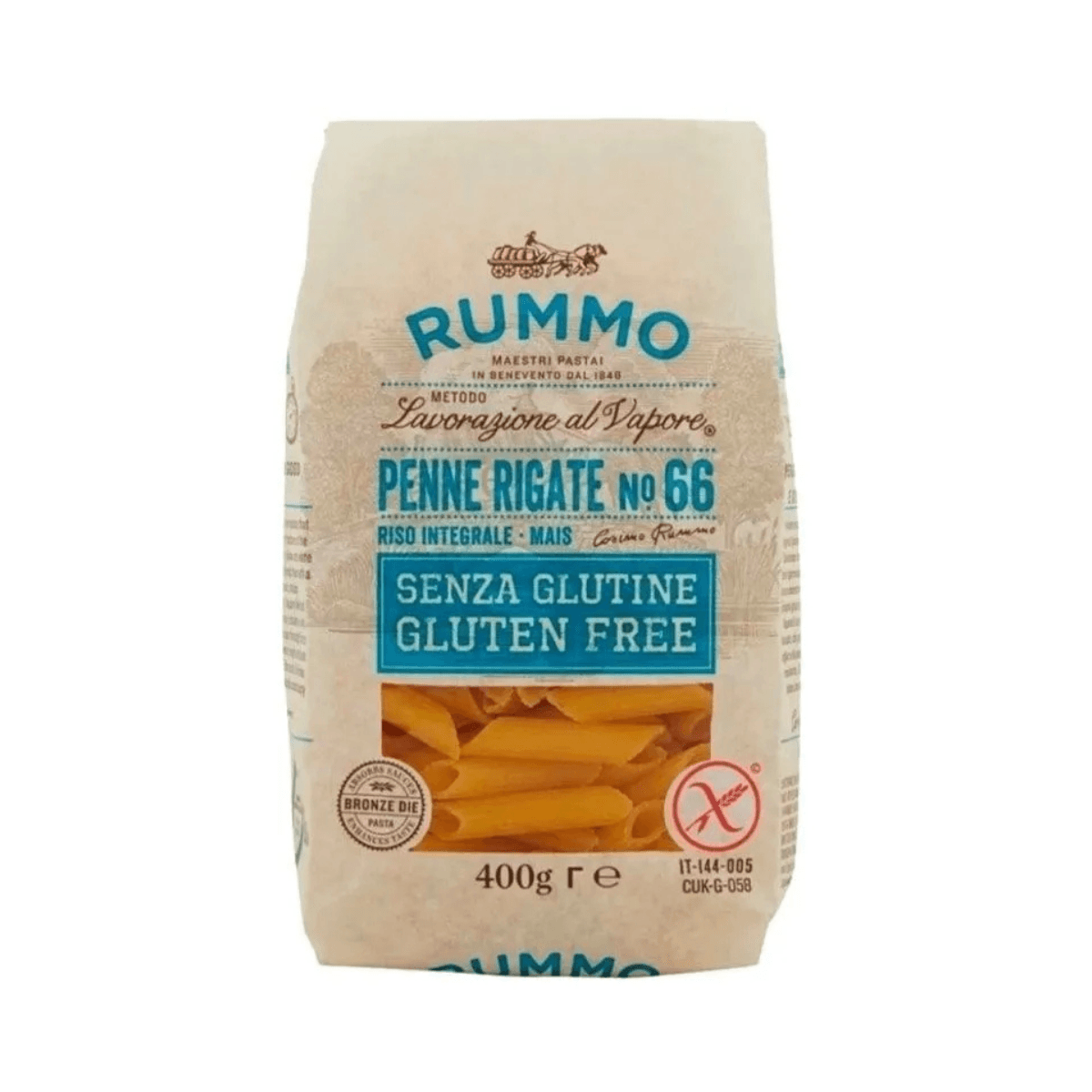 Glutensiz Penne Rigate No:66 400 gr