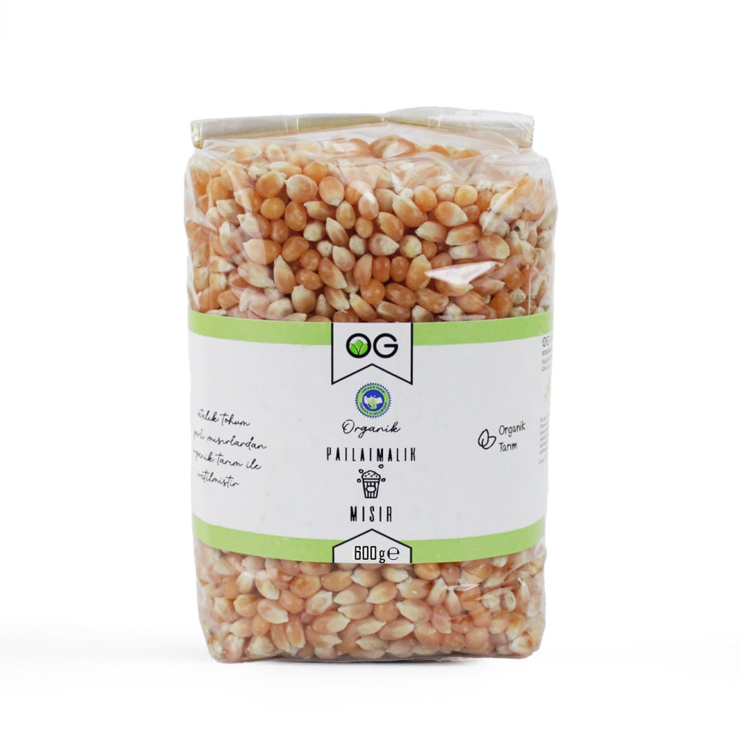Organik Patlatmalık Mısır 600 gr