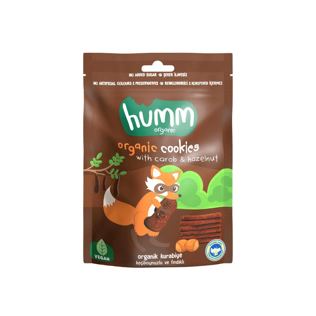 Organik Keçiboynuzlu Fındıklı Kurabiye 55 gr
