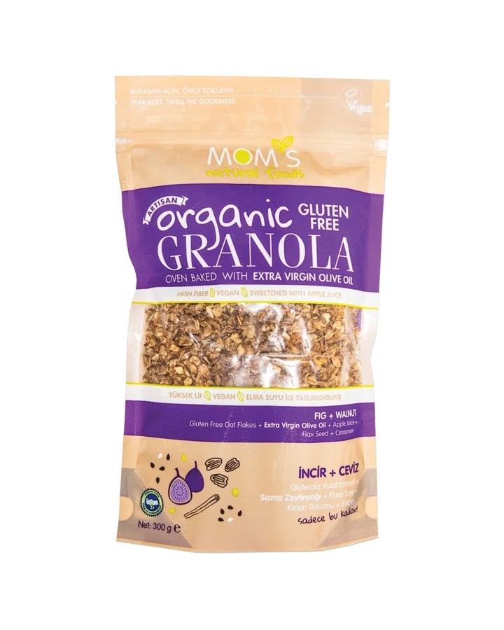 Organik Glutensiz İncir & Ceviz Granola 300 gr