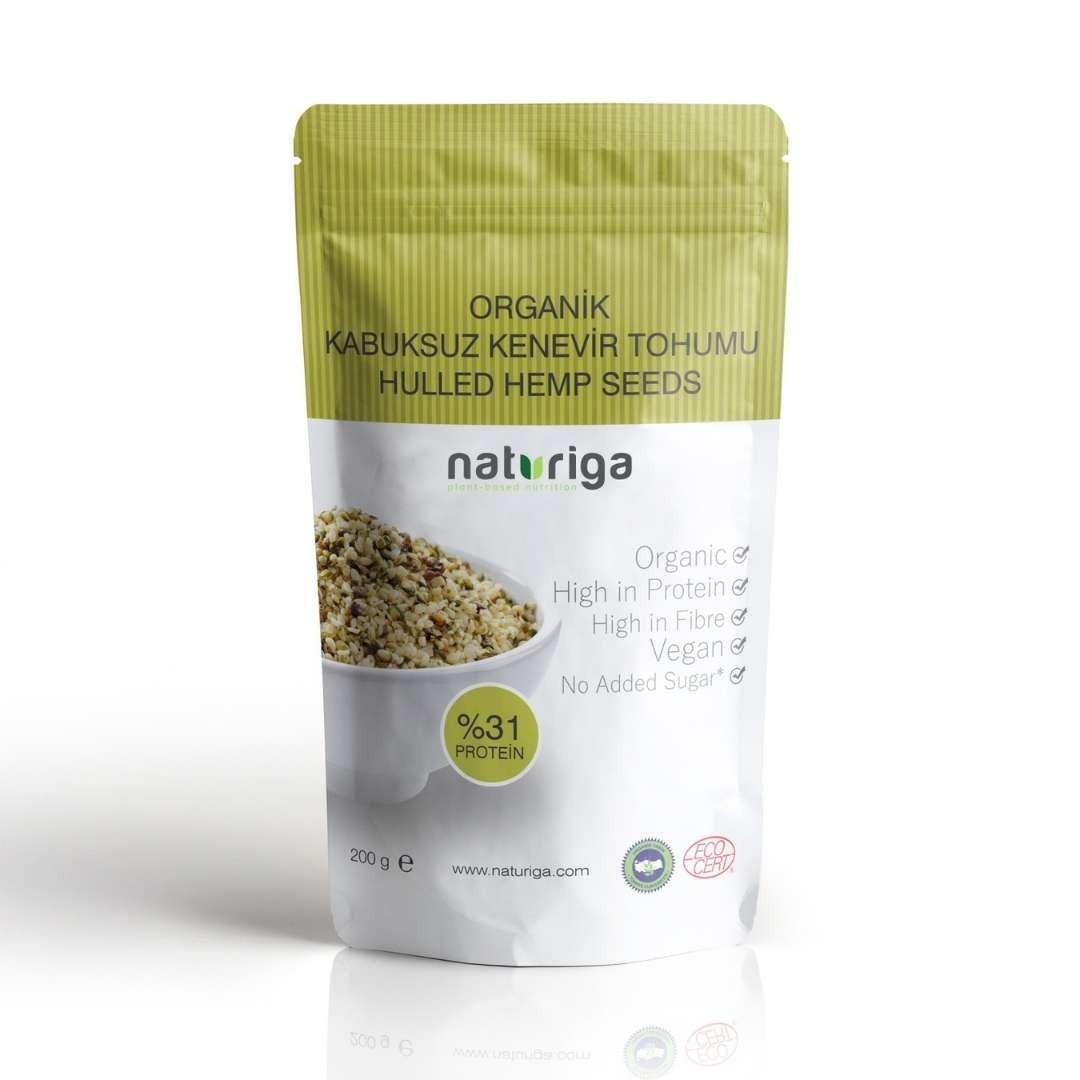Organik Kabuksuz Kenevir Tohumu 200 Gr