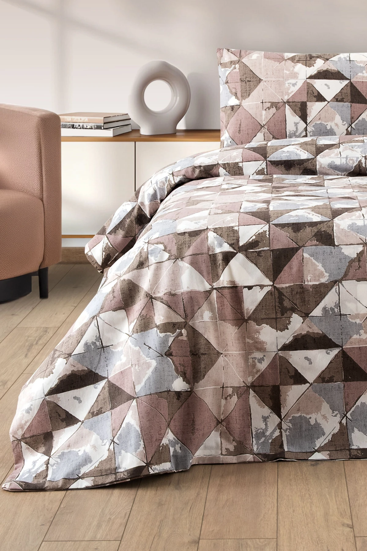 Lovely Desenli Tek Kişilik Nevresim Takımı - Lastikli Çarşaflı Tek Kişilik Nevresim Seti