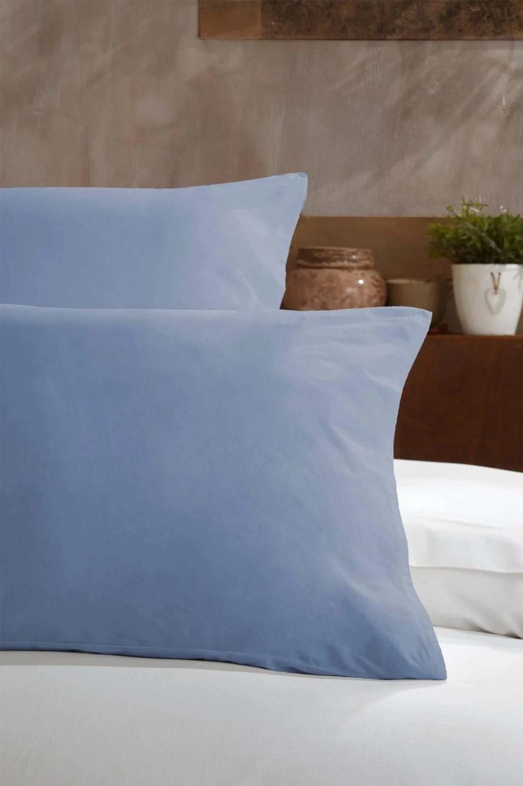 2 Adet Kapaklı Yastık Kılıfı 5 Farklı Renk 50 x 70 cm