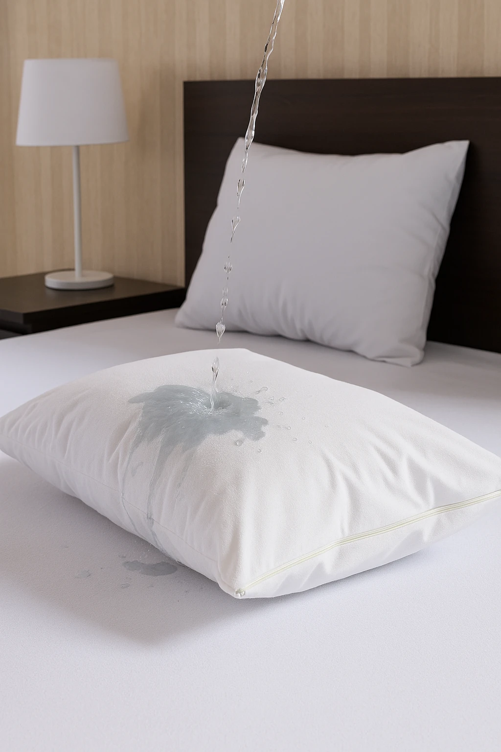 Pamukkale %100 Pamuk Su Sıvı Geçirmez Yastık Koruyucu Alez 50x70 cm 1 Adet