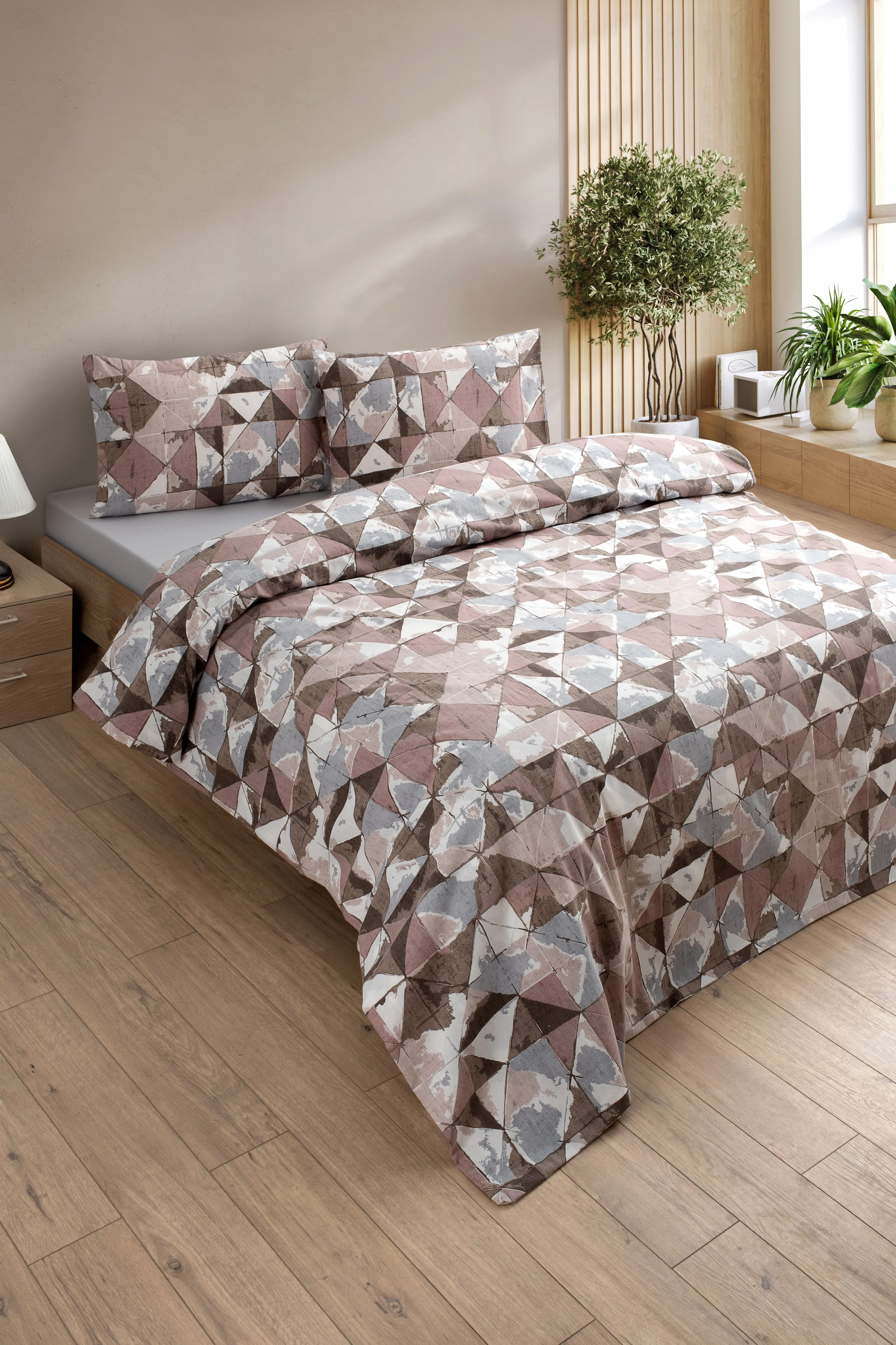 Lovely Desenli Tek Kişilik Nevresim Takımı - Lastikli Çarşaflı Tek Kişilik Nevresim Seti