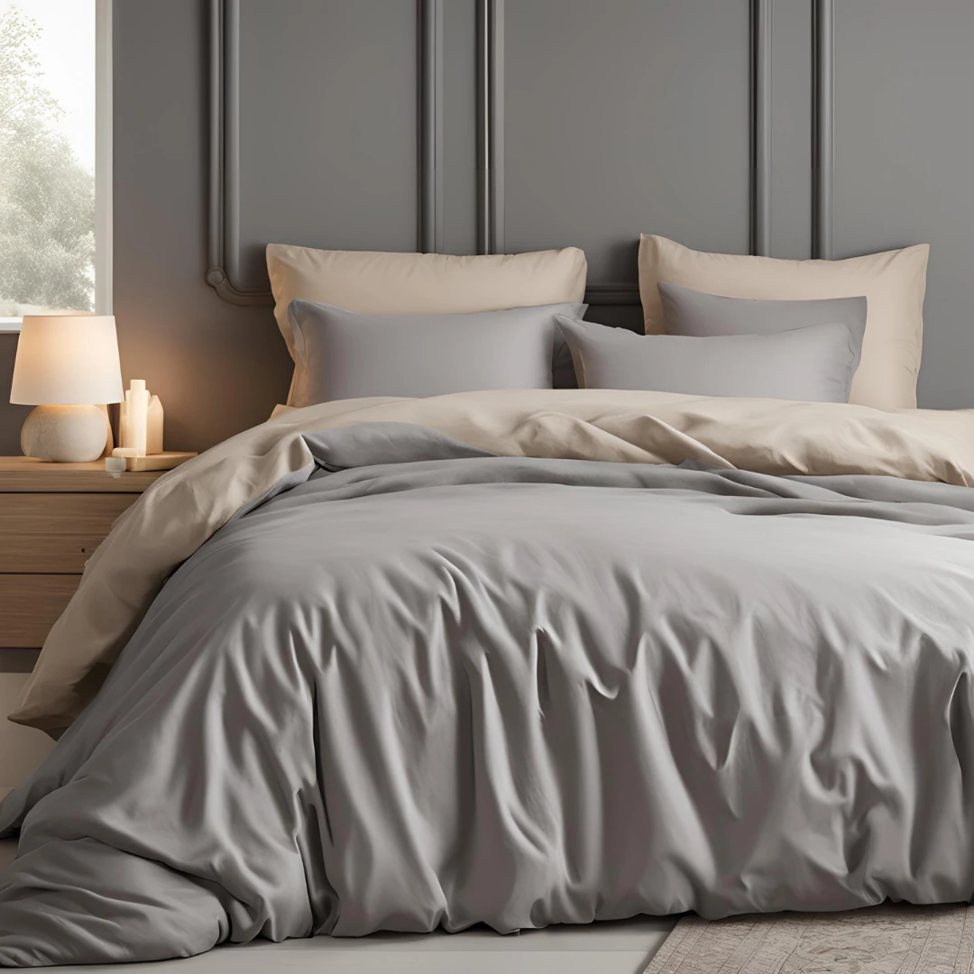 Lastikli Çarşaflı Nevresim Takımı Çift Kişilik (2 Adet Yastık Kılıflı)