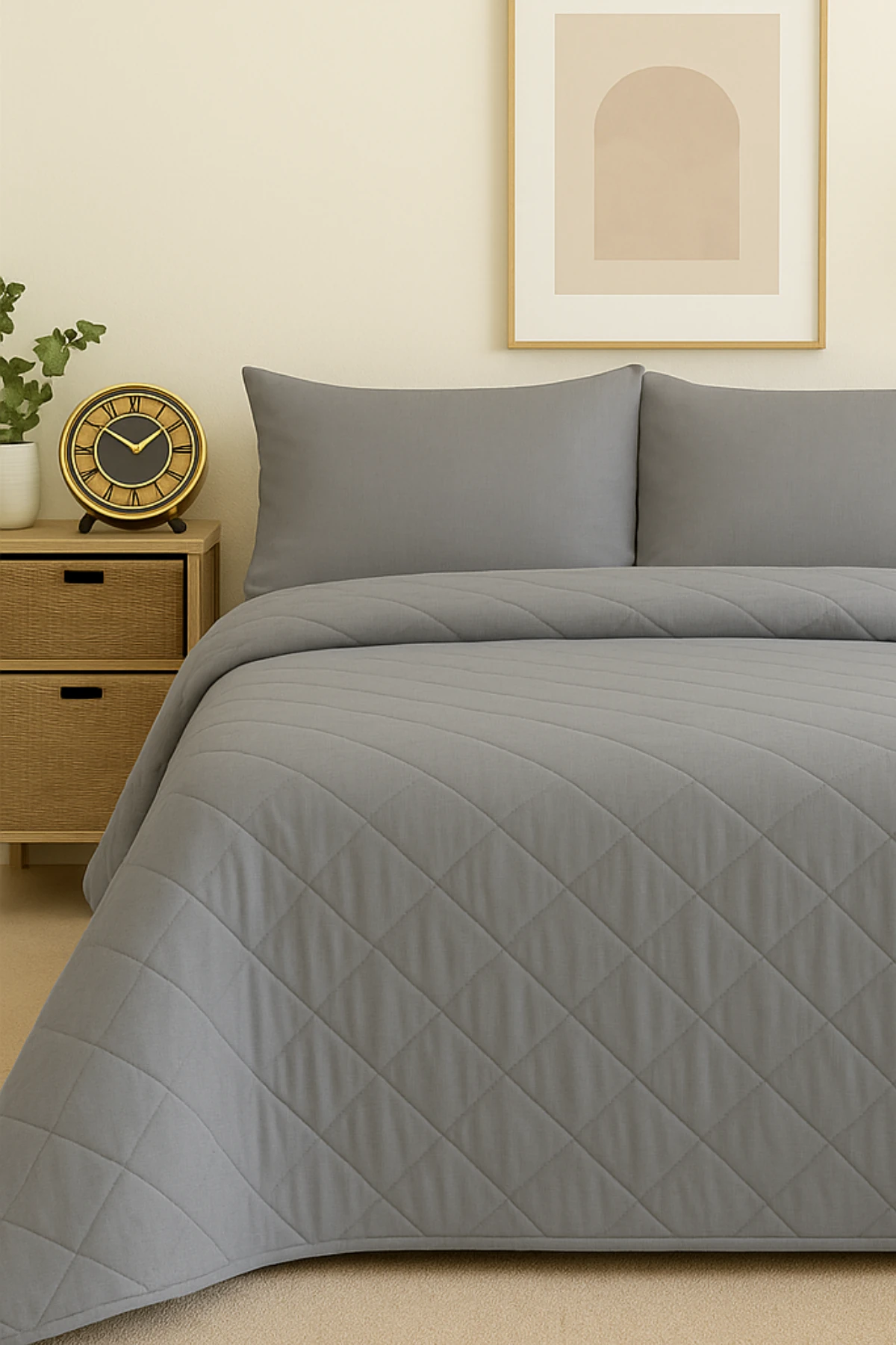 Tek Kişilik Pike Yatak Örtüsü Çok Amaçlı Yatak Örtüsü Pike