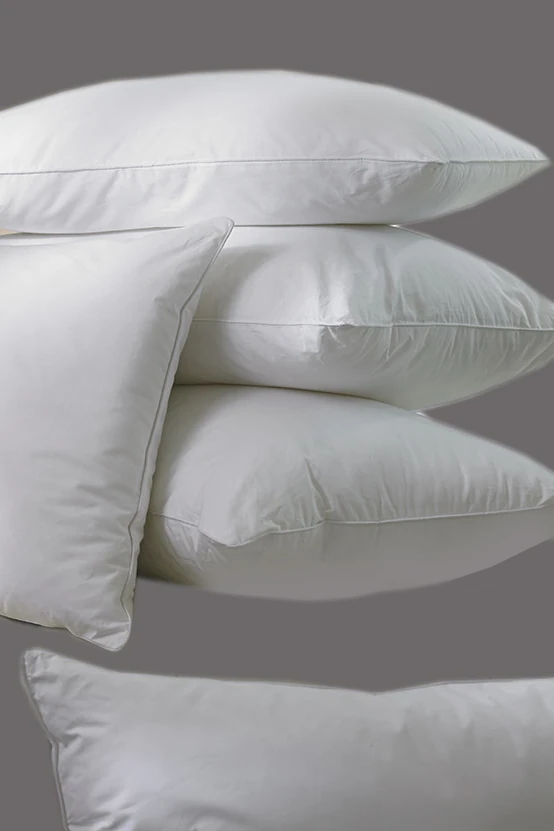 2 Adet Silikon Yastık ve 2 Adet %100 Pamuk Kapitone Yastık Koruyucu 50 x 70 cm