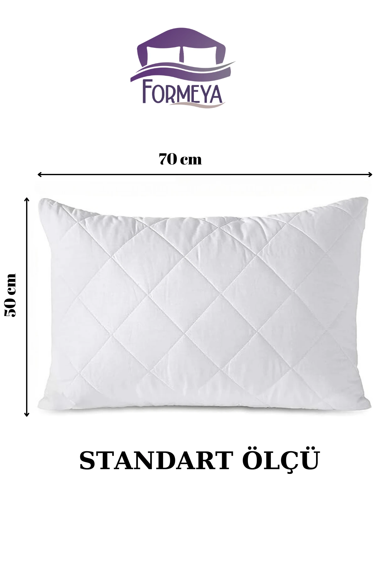 %100 Pamuk Kapitone Yastık Koruyucu 1 adet