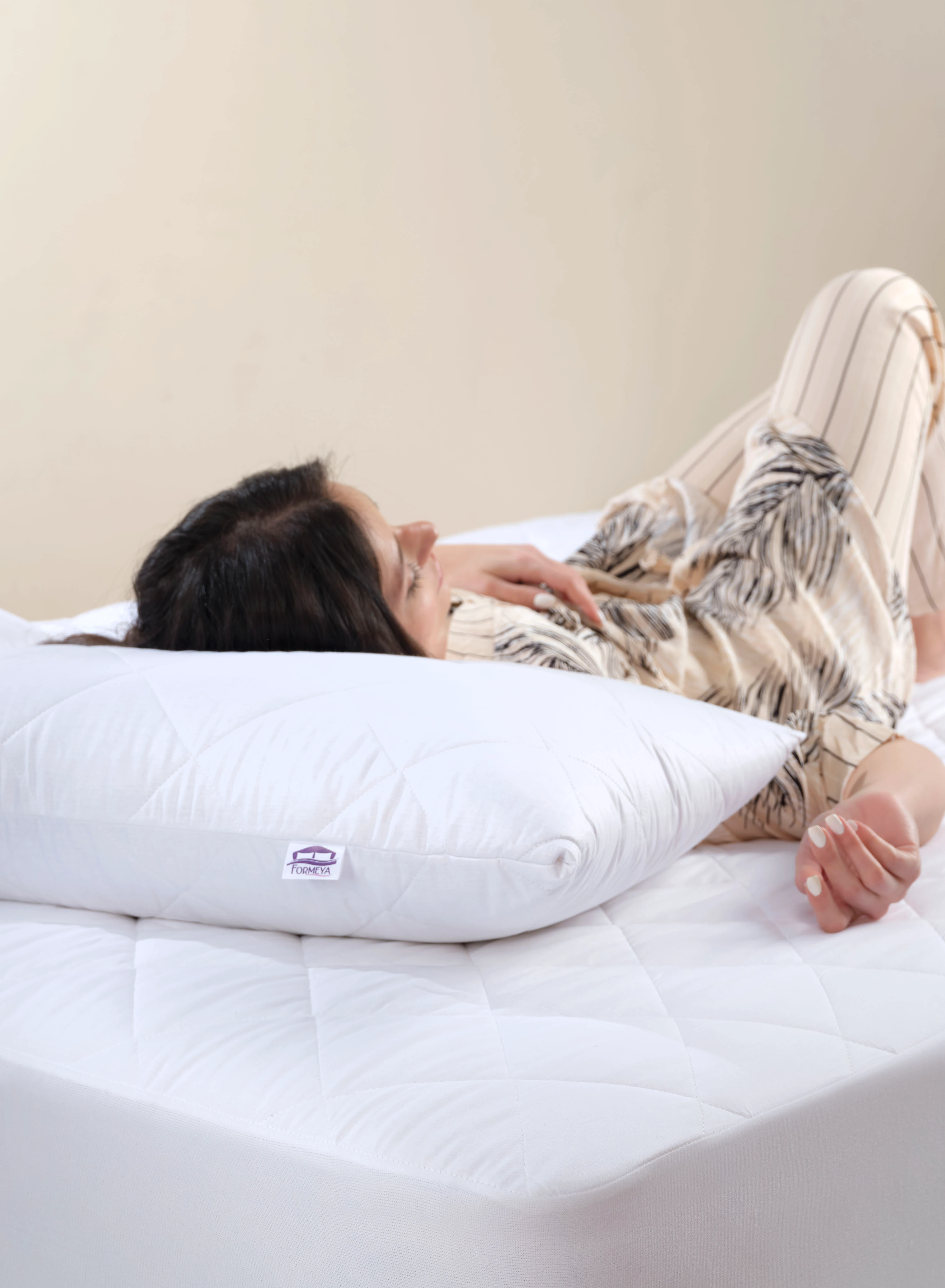 Pamukkale Alez Kapitone Fitted Yatak Koruyucu %100 Pamuk Alez (15 Ebat)