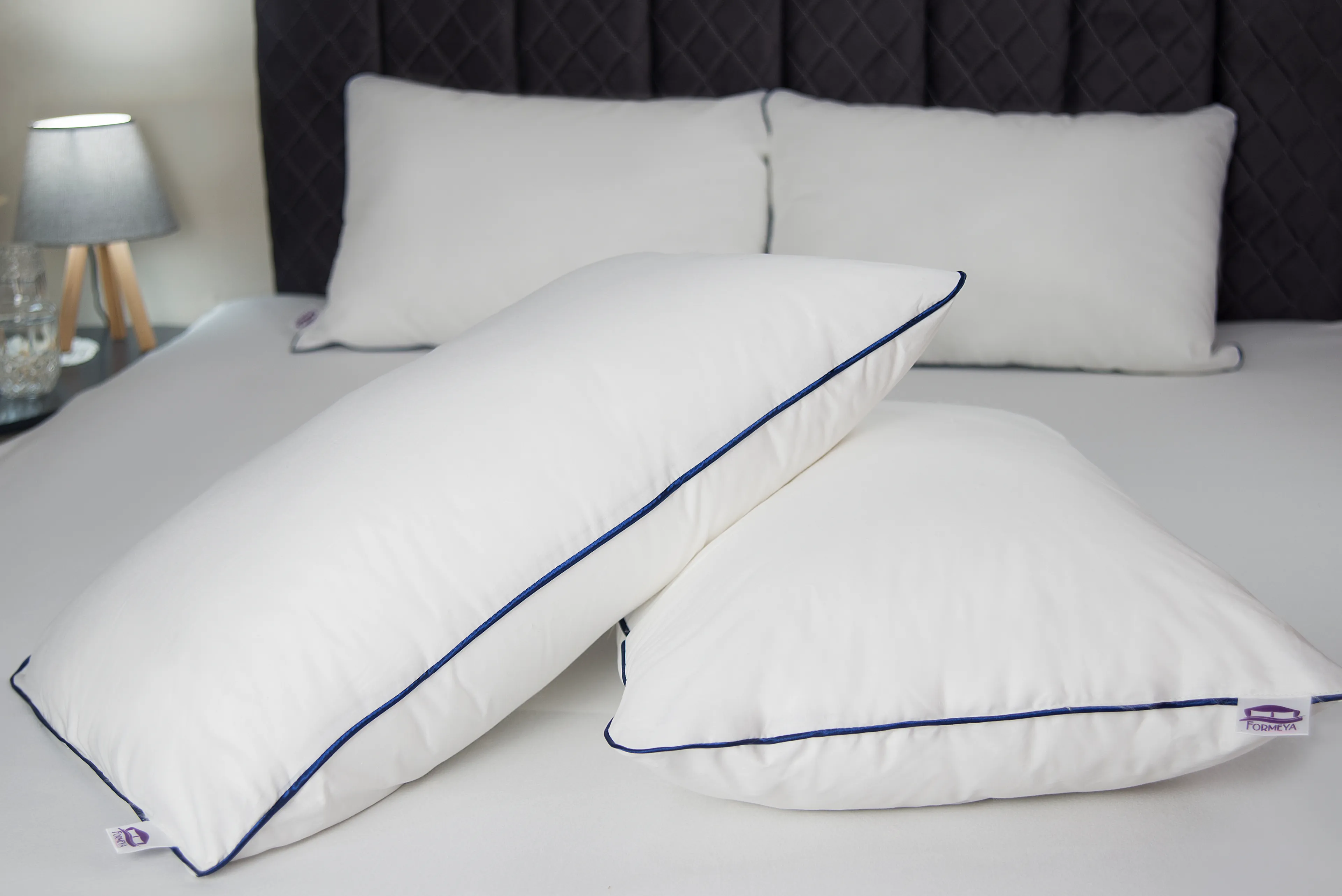 2 Adet Climate Nano Jel Yastık Otel Yastığı 50x70 cm %100 Pamuk Dış Kumaş