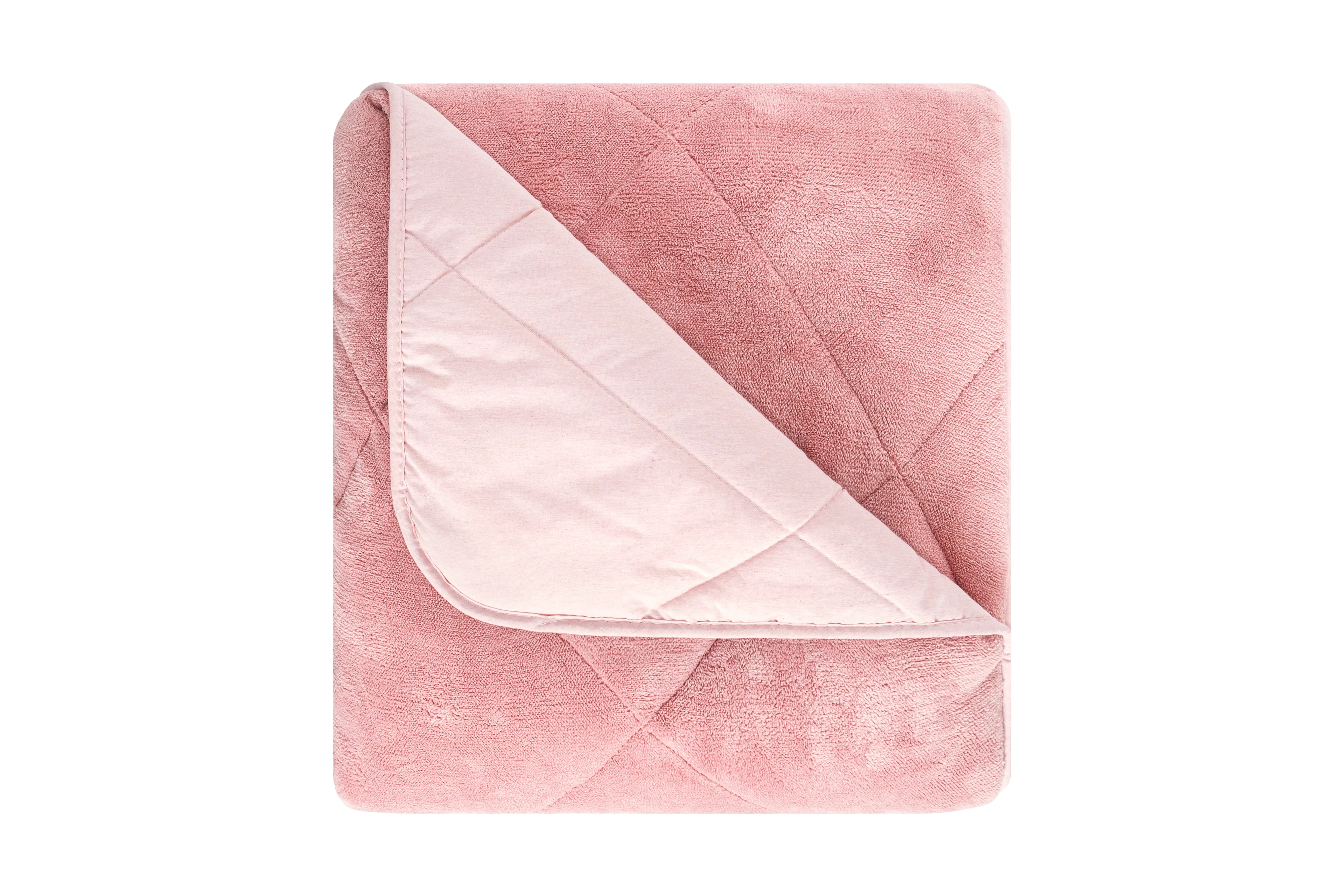 Çift Kişilik Lüx Pudra Wellsoft Yorgan Çift Taraflı 195x215 cm