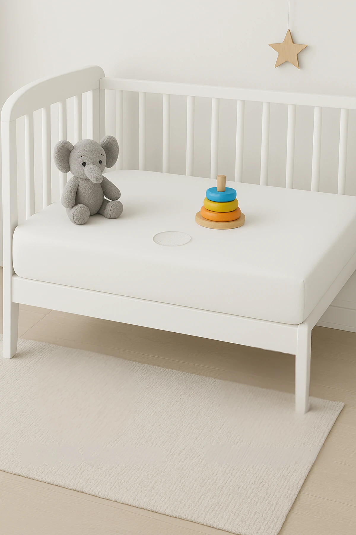 %100 Pamuk Sıvı Geçirmez Bebek ve Çocuk Alezi, Park Yatak ve Beşik Yatağa Uygun Alez