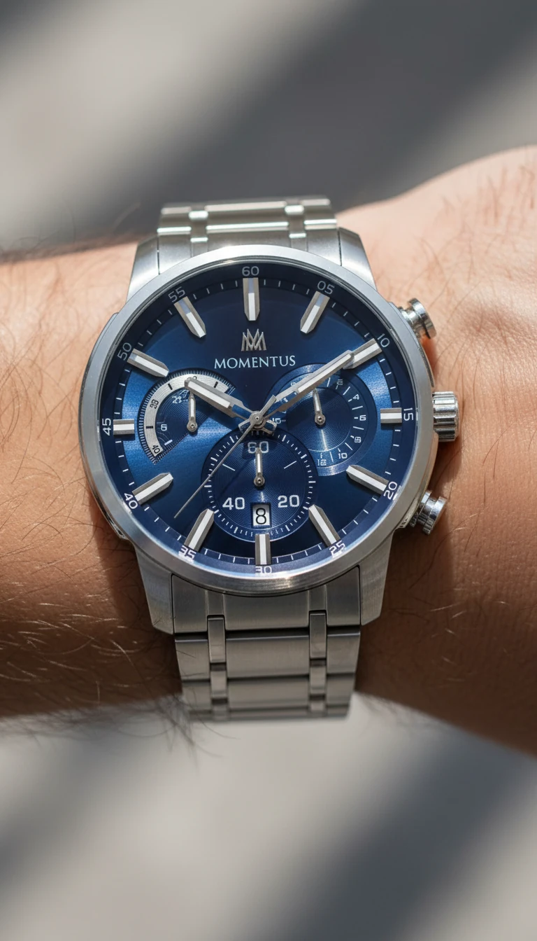 Momentus Gümüş Çelik Kordon Erkek Kol Saati SC381S-11SS