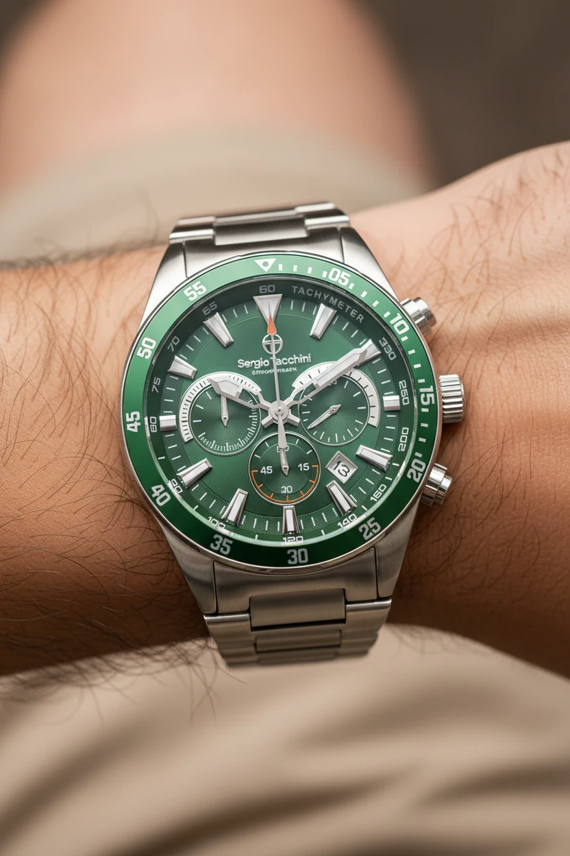 Sergio Tacchini Gümüş Çelik Kordon Erkek Kol Saati L.ST.1.10430-3