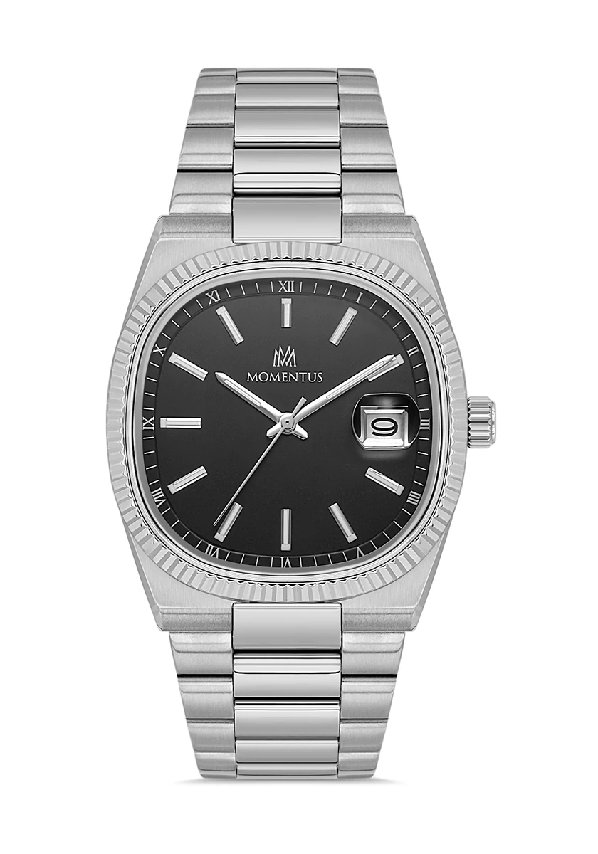 Momentus Gümüş Çelik Kordon Erkek Kol Saati CM262S-04SS
