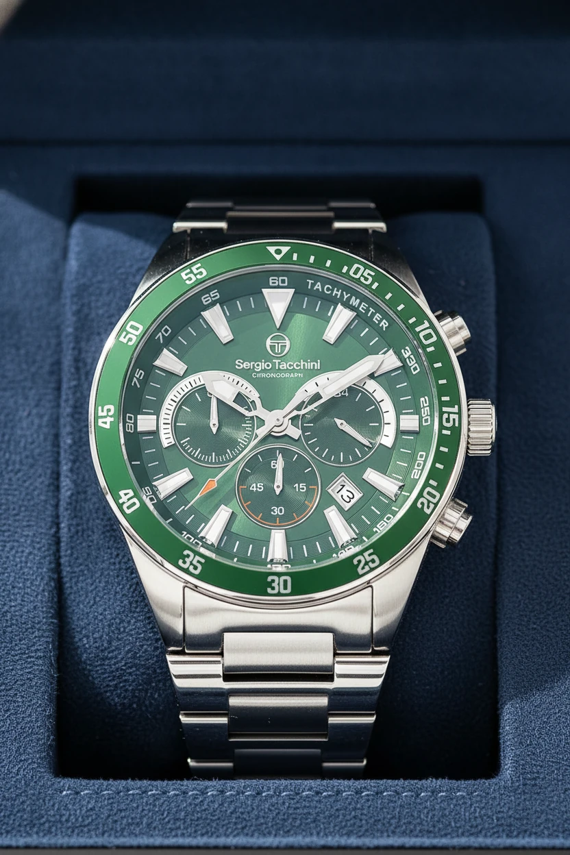 Sergio Tacchini Gümüş Çelik Kordon Erkek Kol Saati L.ST.1.10430-3