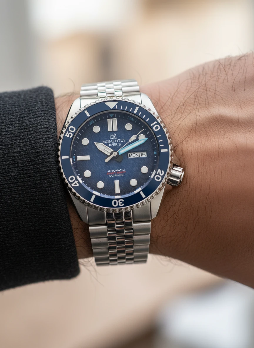 Momentus Gümüş Çelik Kordon Erkek Kol Saati TM352T-11SS