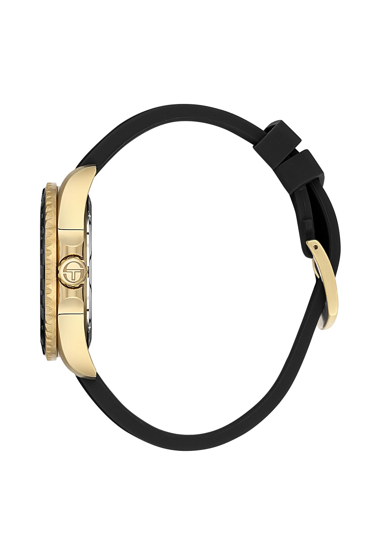 Sergio Tacchini Siyah Silikon Kordon Erkek Kol Saati L.ST.1.10429-3