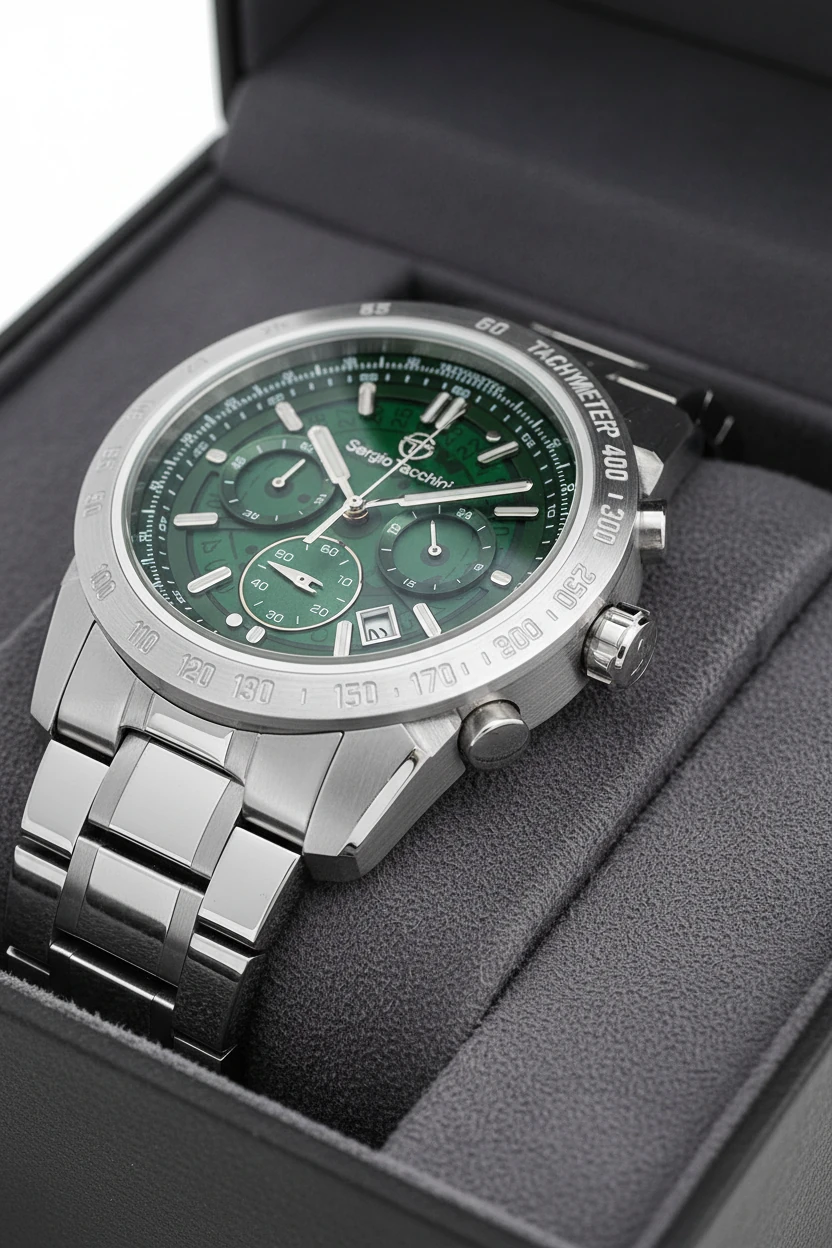 Sergio Tacchini Gümüş Çelik Kordon Erkek Kol Saati L.ST.1.10434-3