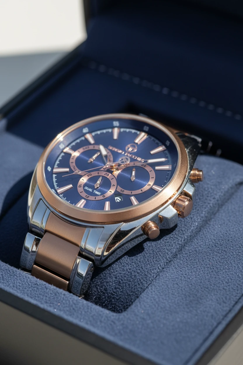 Sergio Tacchini Rose Gümüş Çelik Kordon Erkek Kol Saati L.ST.1.10095.6