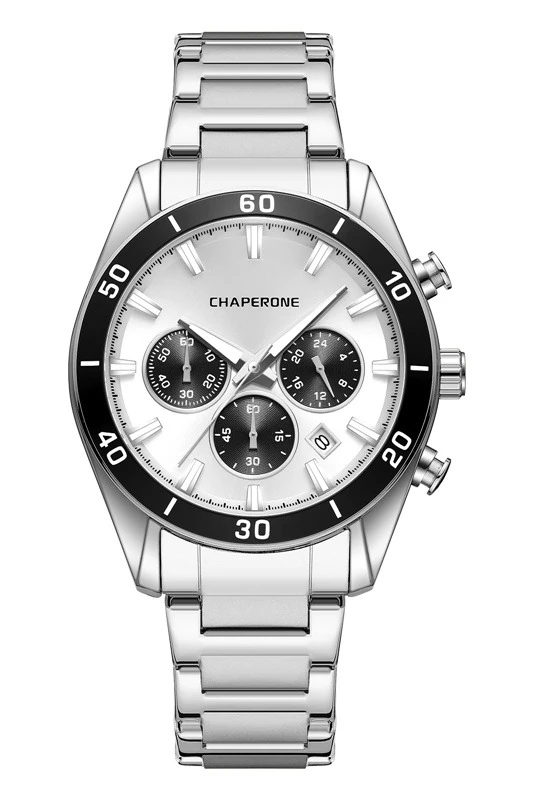 Chaperone Gümüş Çelik Kordon Erkek Kol Saati LC002461