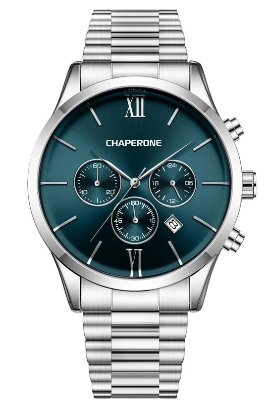 Chaperone Gümüş Çelik Kordon Erkek Kol Saati LC002347