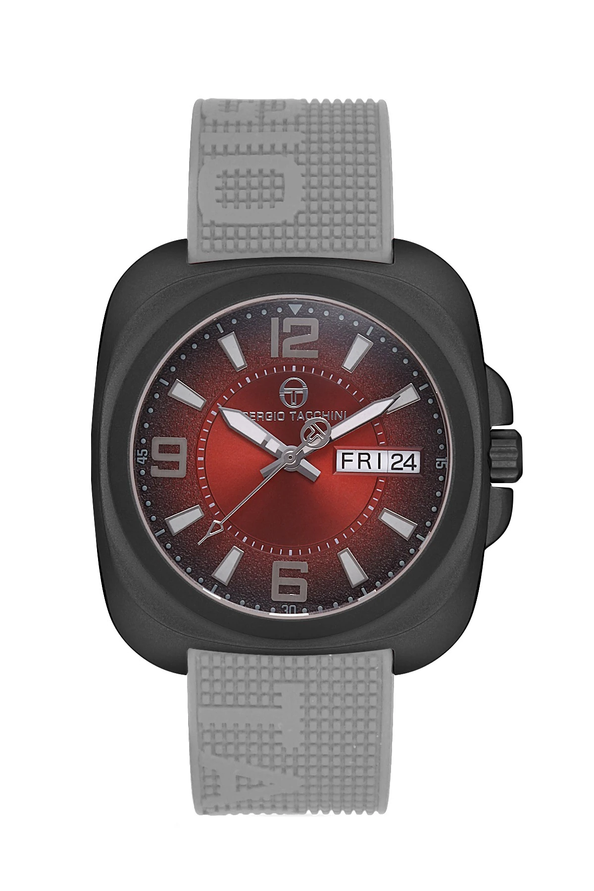 Sergio Tacchini Gri Silikon Kordon Erkek Kol Saati L.ST.1.10092.4A