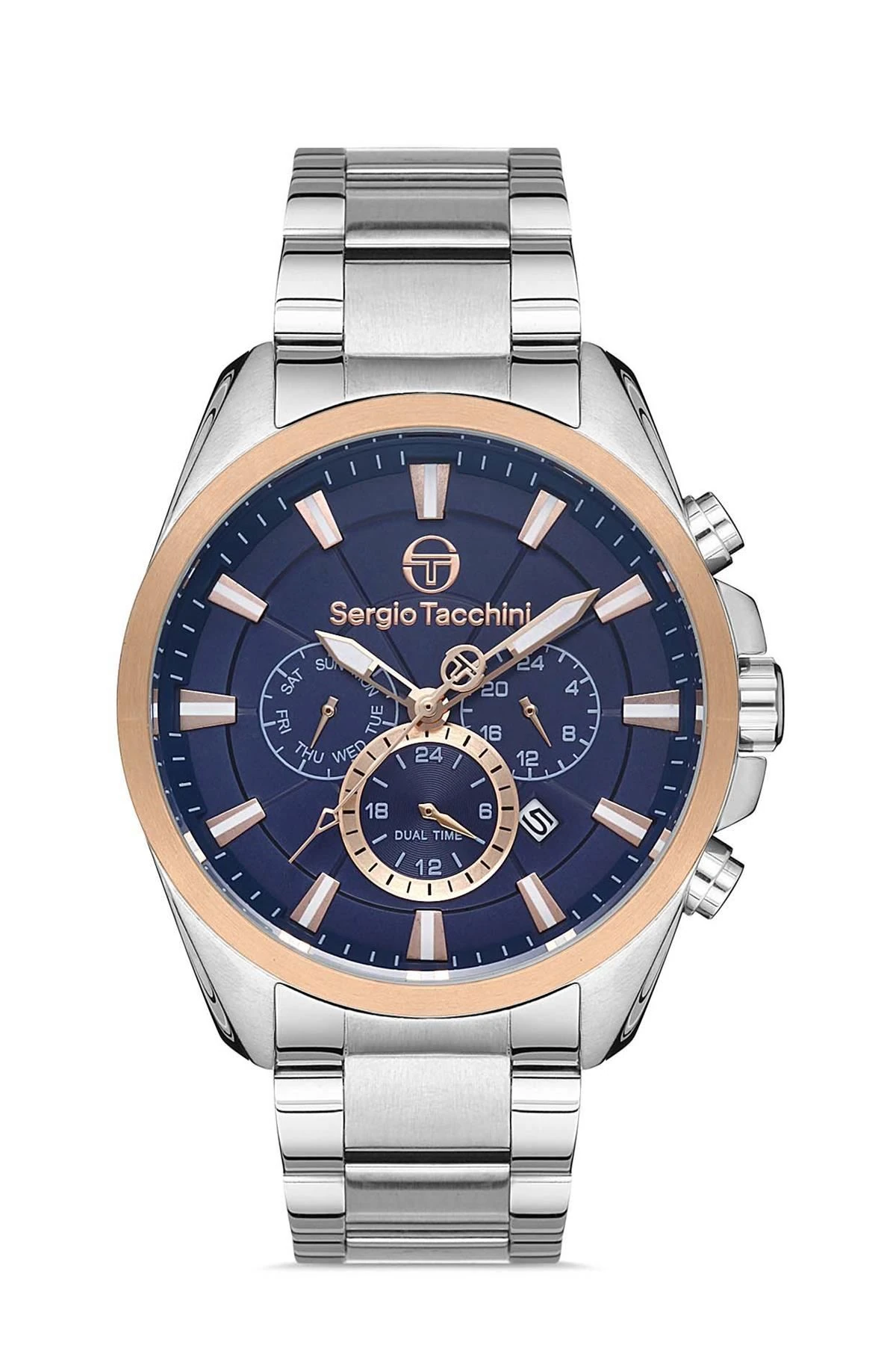 Sergio Tacchini Gümüş Çelik Kordon Erkek Kol Saati L.ST.1.10207.4