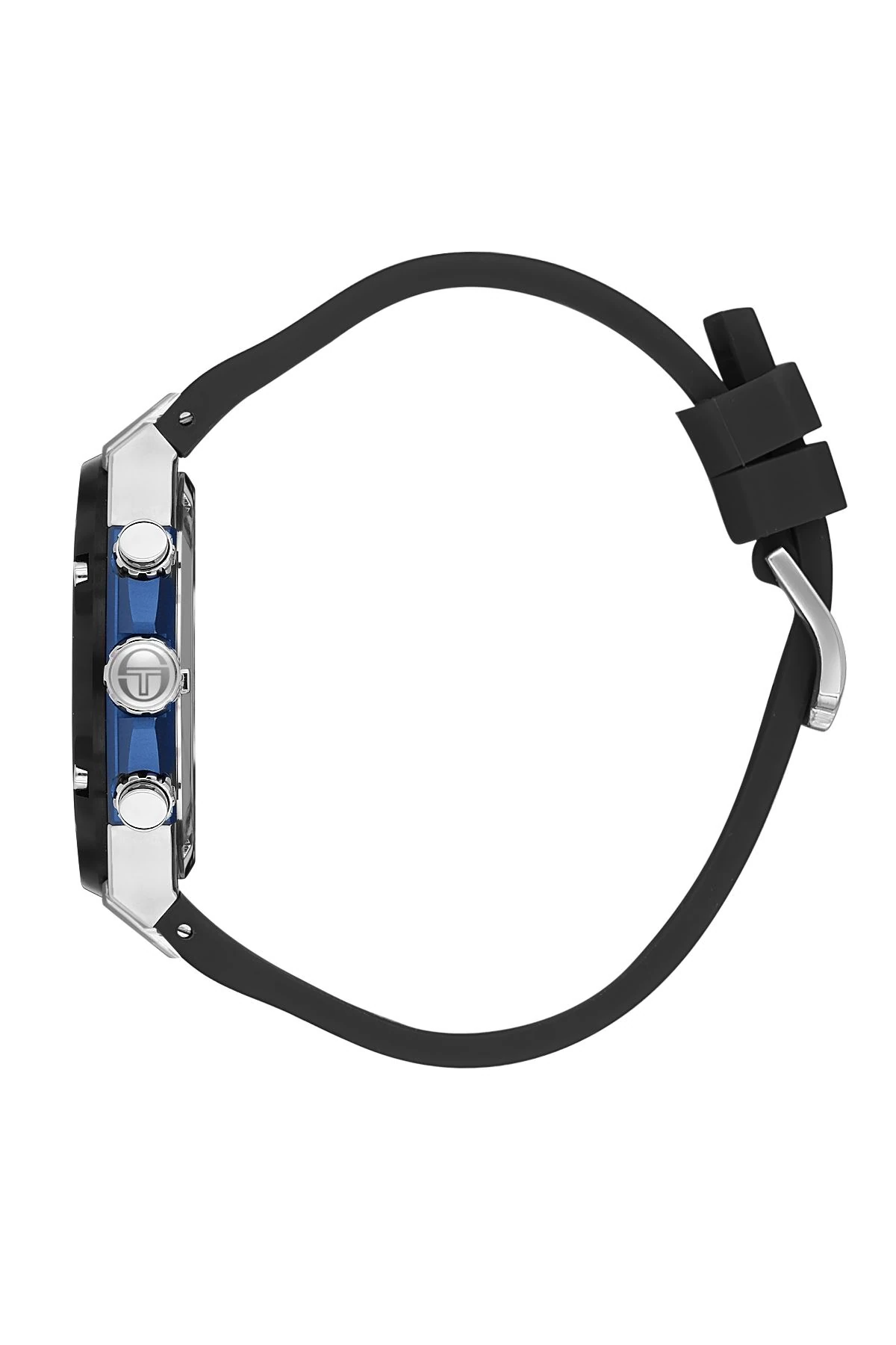 Sergio Tacchini Siyah Silikon Kordon Erkek Kol Saati L.ST.3.10006-5