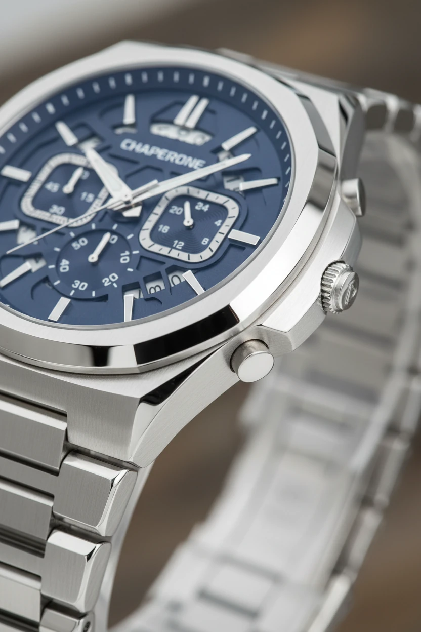 Chaperone Gümüş Çelik Kordon Erkek Kol Saati LC002227