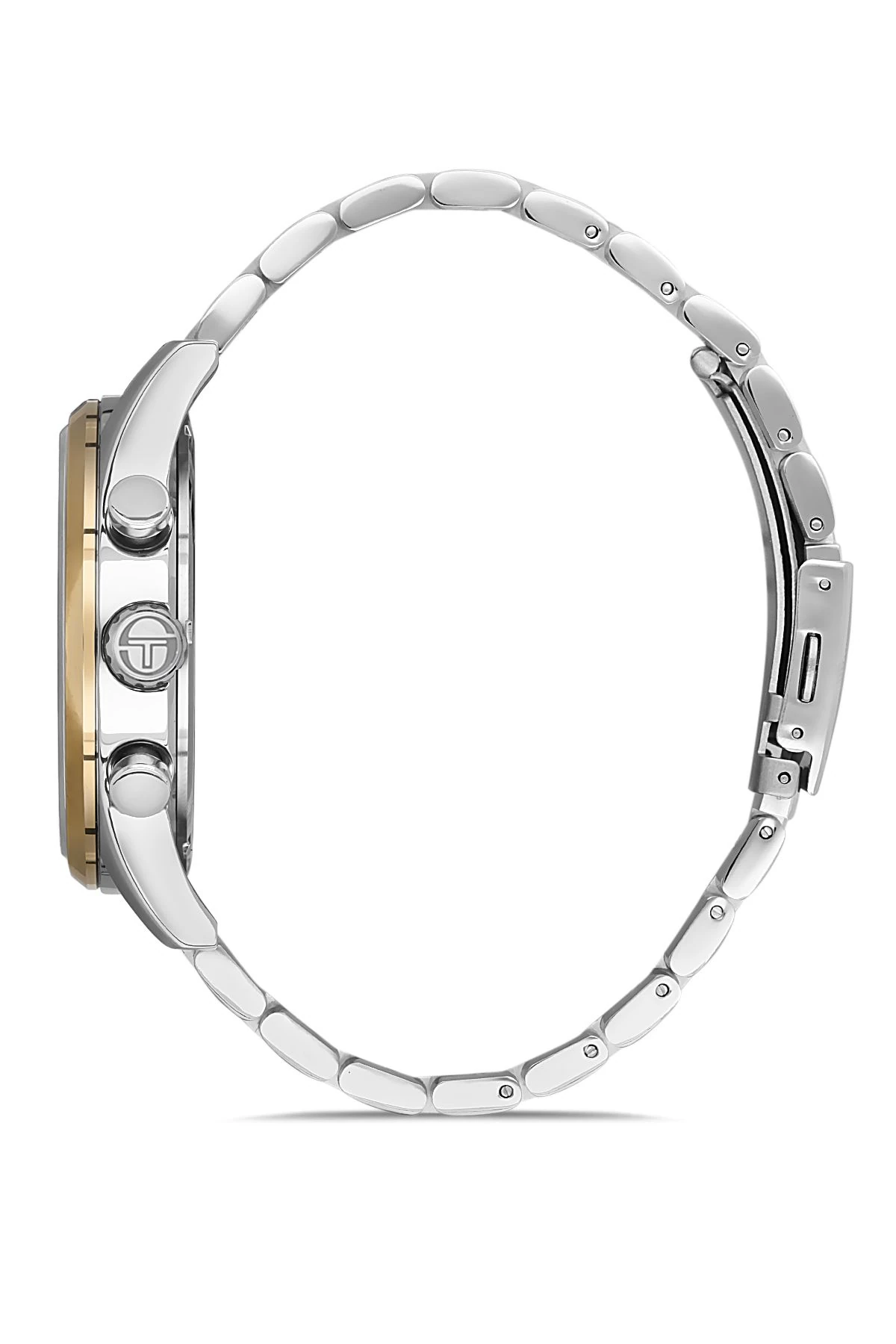 Sergio Tacchini Gold Gümüş Çelik Kordon Erkek Kol Saati L.ST.1.10179.4