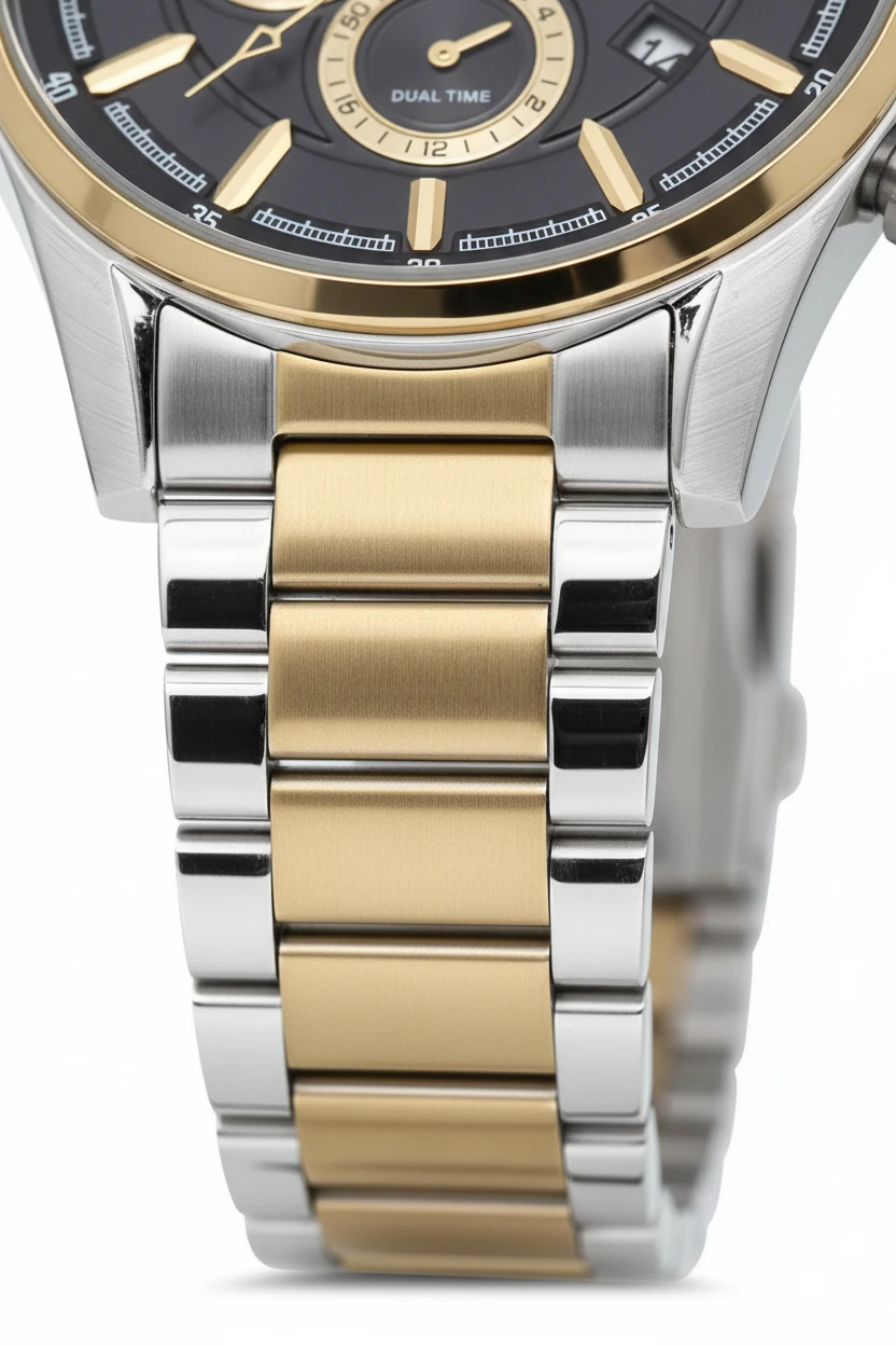 Sergio Tacchini Gold Gümüş Çelik Kordon Erkek Kol Saati L.ST.1.10179.4