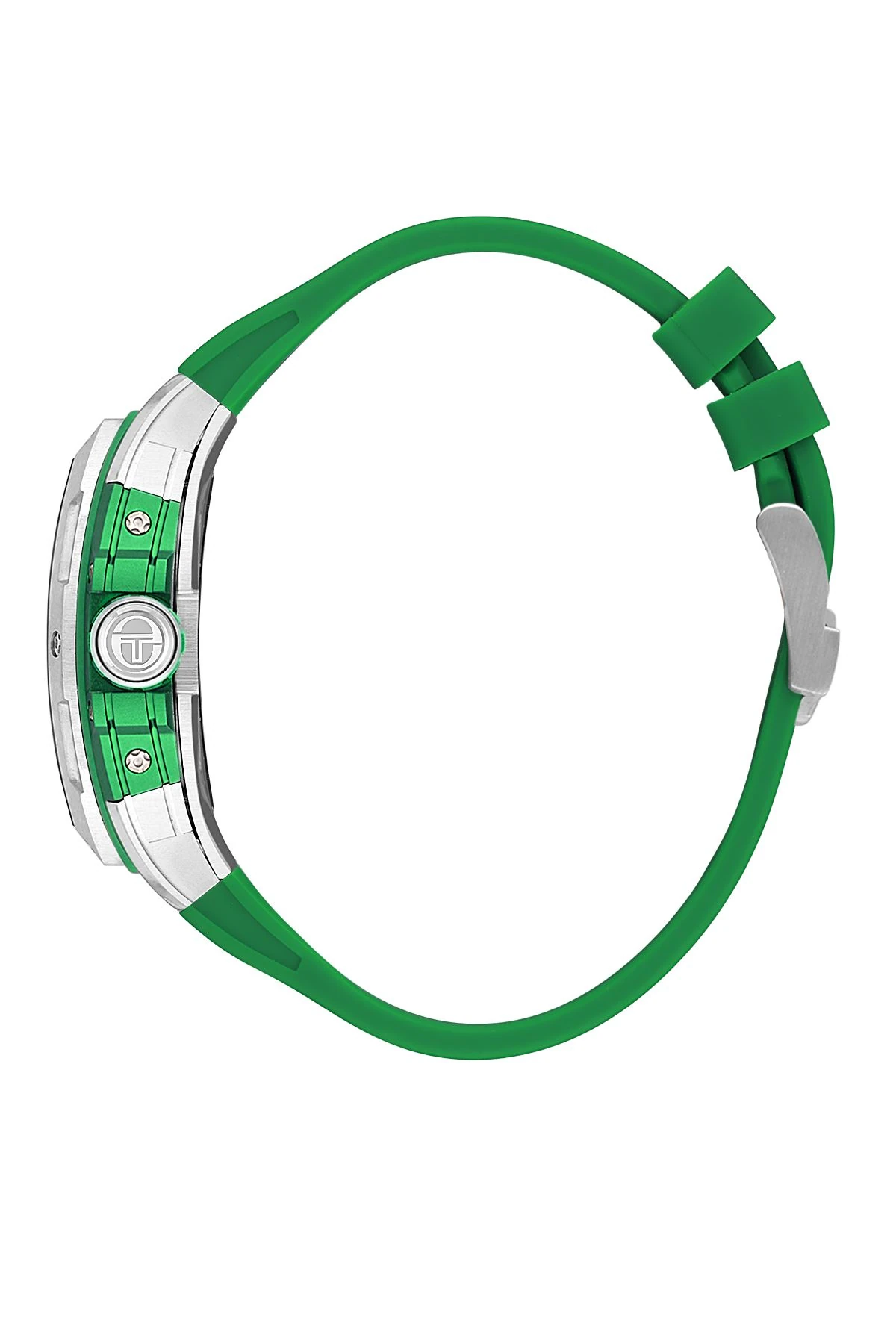 Sergio Tacchini Yeşil Silikon Kordon Erkek Kol Saati L.ST.2.10001-3