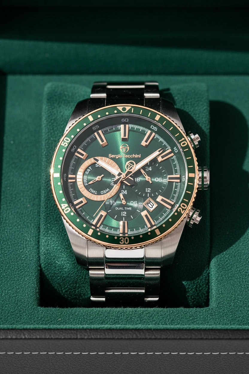 Sergio Tacchini Gümüş Çelik Kordon Erkek Kol Saati L.ST.1.10311.3